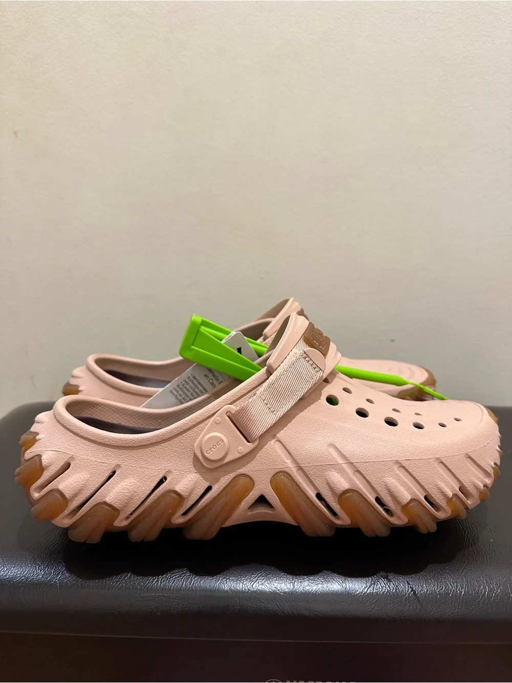 NWT Men Crocs Echo Gum RO Clog  Pink Caramel 211675-7AF